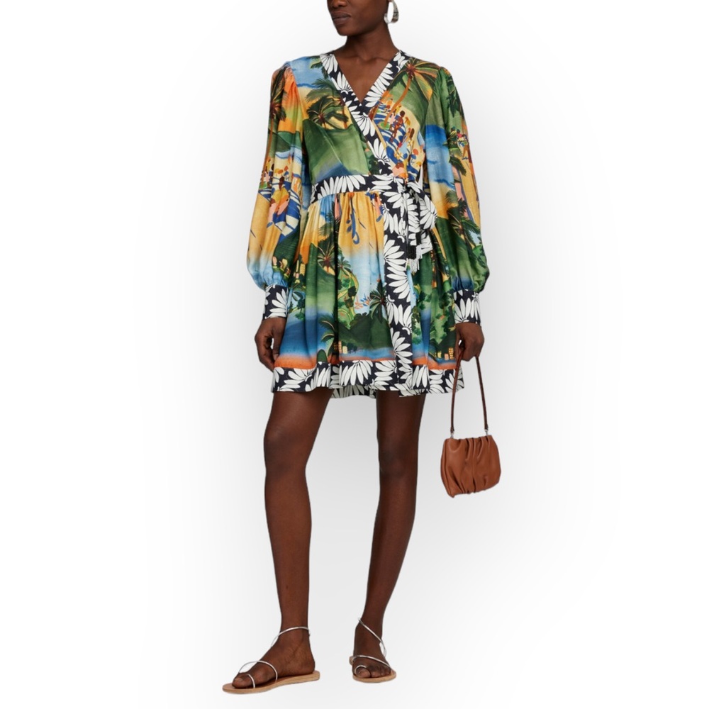 Farm Rio Carioca Mini Dress - Picture 2 of 9